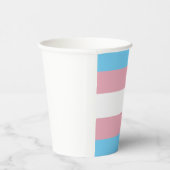 SlipperyJoeのトランスジェンダープライドフラグの多様性リグ 紙コップ (右)