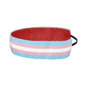 SlipperyJoeのトランスジェンダープライドフラグの視認性 アスレチックヘッドバンド (右)