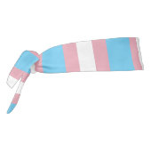 SlipperyJoeのトランスジェンダープライドフラグの視認性 タイヘッドバンド (回転270)