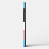 SlipperyJoeのトランスジェンダープライド旗の可視性ディ Case-Mate iPhoneケース (裏面 / 左)