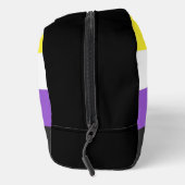 SlipperyJoeのノンバイナリー Pride フラッグ 黄色 白 ドップキット (右)