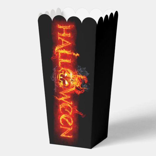 SlipperyJoeのハッピーハローウィンカボチャ白熱［赤熱］光を放つ目 フェイバーボックス (裏面)