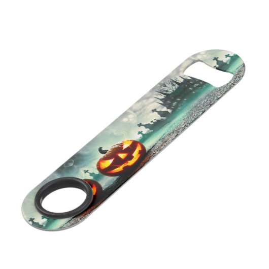 SlipperyJoeのハッピーハローウィンカボチャLGBTQIAの傷跡 スピード栓抜き (正面アングル)