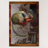 SlipperyJoeのハッピーハローウィン不気味な人形顔bal ジグソーパズル (縦)