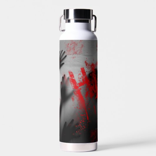 SlipperyJoeのハッピーハローウィンLGBTQIAシートシャドウ ウォーターボトル (正面)