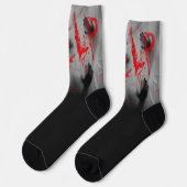 SlipperyJoeのハッピーハローウィンLGBTQIAシートシャドウ ソックス (左)