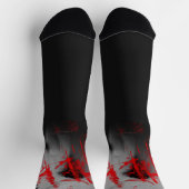 SlipperyJoeのハッピーハローウィンLGBTQIAシートシャドウ ソックス (上部)