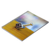 SlipperyJoeのハヌカの四面スピニングトップドレイデル ノートブック (左側)