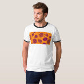 SlipperyJoeのハヌカの星のメノラ Tシャツ (正面フル)