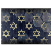SlipperyJoeのハヌカへの強い共感 ダビデの星のモチーフ カッティングボード (正面)