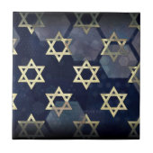 SlipperyJoeのハヌカへの強い共感　ダビデの星のモチーフ タイル (正面)