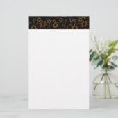 SlipperyJoeのハヌカをテーマにしたスターダビッドの芸術的な 便箋 (スタンド正面)