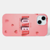 SlipperyJoeのバレンタインデーギフト ロマンティックな雰囲気 Case-Mate iPhoneケース (裏面 (横))