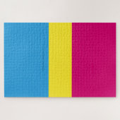 SlipperyJoeのパンセクシャルプライド国旗ジェンダー盲目パイ ジグソーパズル (横)