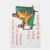 SlipperyJoeのパーティ芸術的スゲイプライドギフトLGB キッチンタオル (縦)