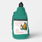 SlipperyJoeのパーティ芸術的スゲイプライドギフトLGB スリングバッグ (正面)