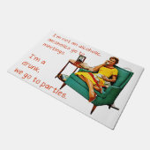 SlipperyJoeのパーティ芸術的スゲイプライドギフトLGB ドアマット (アングル)