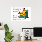 SlipperyJoeのパーティ芸術的スゲイプライドギフトLGB ポスター (ホームオフィス)