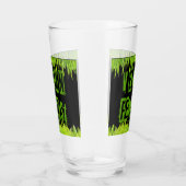 SlipperyJoeのビーガンフェミニズムの草の単語ブロック タンブラーグラス (右)