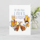 SlipperyJoeのビールグラスのピルスナーの眼鏡は煮込む シーズンカード (スタンド正面)