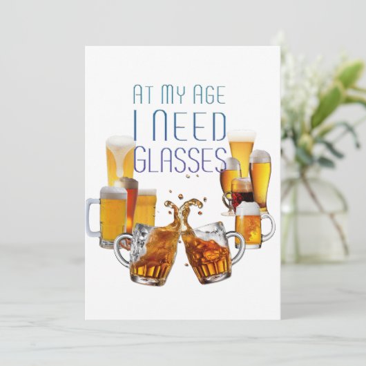 SlipperyJoeのビールグラスのピルスナーの眼鏡は煮込む シーズンカード (スタンド正面)