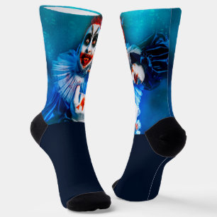 SlipperyJoeのピエロ衣装ハッピーハローウィンblood k ソックス