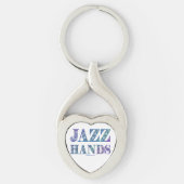 SlipperyJoeのブロードウェイ ミュージカルJazz Handsクィアカ キーホルダー (正面)