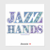 SlipperyJoeのブロードウェイ ミュージカルJazz Handsクィアカ シール (シート)