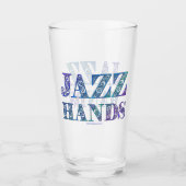 SlipperyJoeのブロードウェイ ミュージカルJazz Handsクィアカ タンブラーグラス (正面)