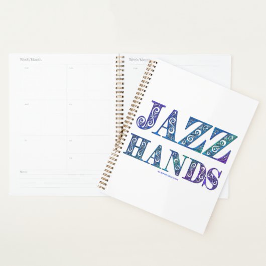 SlipperyJoeのブロードウェイ ミュージカルJazz Handsクィアカ プランナー手帳 (ディスプレー)