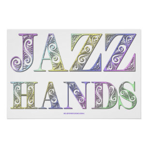 SlipperyJoeのブロードウェイ ミュージカルJazz Handsクィアカ ポスター