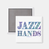 SlipperyJoeのブロードウェイ ミュージカルJazz Handsクィアカ マグネット (正面/裏面)