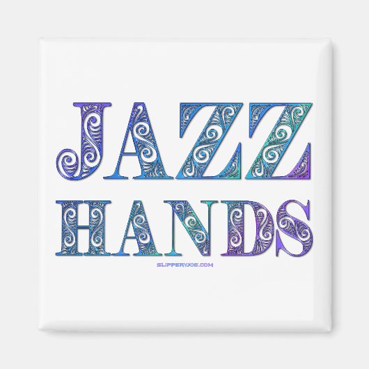 SlipperyJoeのブロードウェイ ミュージカルJazz Handsクィアカ マグネット (正面)