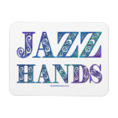 SlipperyJoeのブロードウェイ ミュージカルJazz Handsクィアカ マグネット (横)