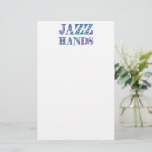 SlipperyJoeのブロードウェイ ミュージカルJazz Handsクィアカ 便箋 (スタンド正面)