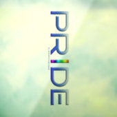 SlipperyJoeのプライドカラフルワードはっきりしたメタリックbl ウィンドウサイン (シート3)