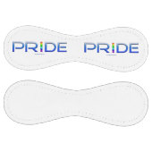 SlipperyJoeのプライドカラフルワードはっきりしたメタリックbl ソフトボール (パネル)