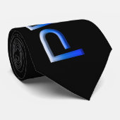 SlipperyJoeのプライドカラフルワードはっきりしたメタリックbl ネクタイ (ロール)