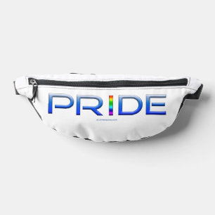 SlipperyJoeのプライドカラフルワードはっきりしたメタリックbl ファニーパック