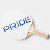 SlipperyJoeのプライドカラフルワードはっきりしたメタリックbl 卓球ラケット (横)