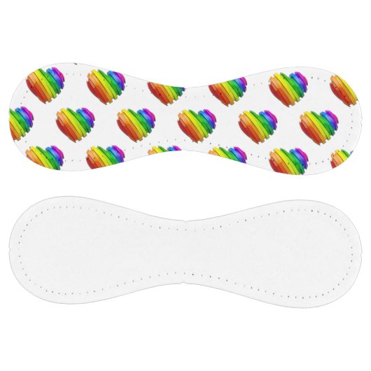 SlipperyJoeのプライドハートの形状が複数の水平 ソフトボール (パネル)