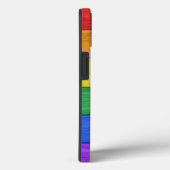 SlipperyJoeのプライド木製の旗の水平虹 Case-Mate iPhoneケース (裏面 / 右)