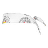 SlipperyJoeのプライド迷路ハート矢印パズルlabyri タイヘッドバンド (回転90)