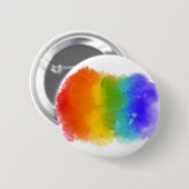 SlipperyJoeのプライド（ばちゃばちゃ）跳ねるレインボーカラーvibran 缶バッジ (正面&裏面)