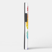 SlipperyJoeのプライド(ばちゃばちゃ)跳ねるレインボーカラーvibran Case-Mate iPhoneケース (裏面 / 右)