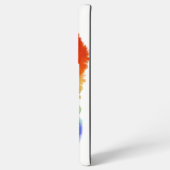 SlipperyJoeのプライド（ばちゃばちゃ）跳ねる色レインボーセレブ Samsung Galaxyケース (裏面横)