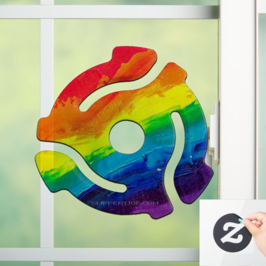 SlipperyJoeのプラスチック45 RPMレコードアダプタ回路 ウィンドウサイン (ホーム)