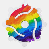 SlipperyJoeのプラスチック45 RPMレコードアダプタ回路 オーナメントカード (正面)