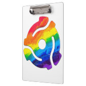 SlipperyJoeのプラスチック45 RPMレコードアダプタ回路 クリップボード (左)