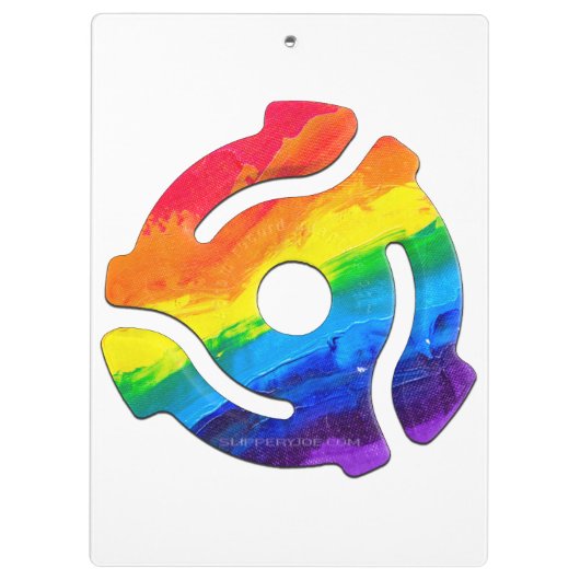 SlipperyJoeのプラスチック45 RPMレコードアダプタ回路 クリップボード (裏面)